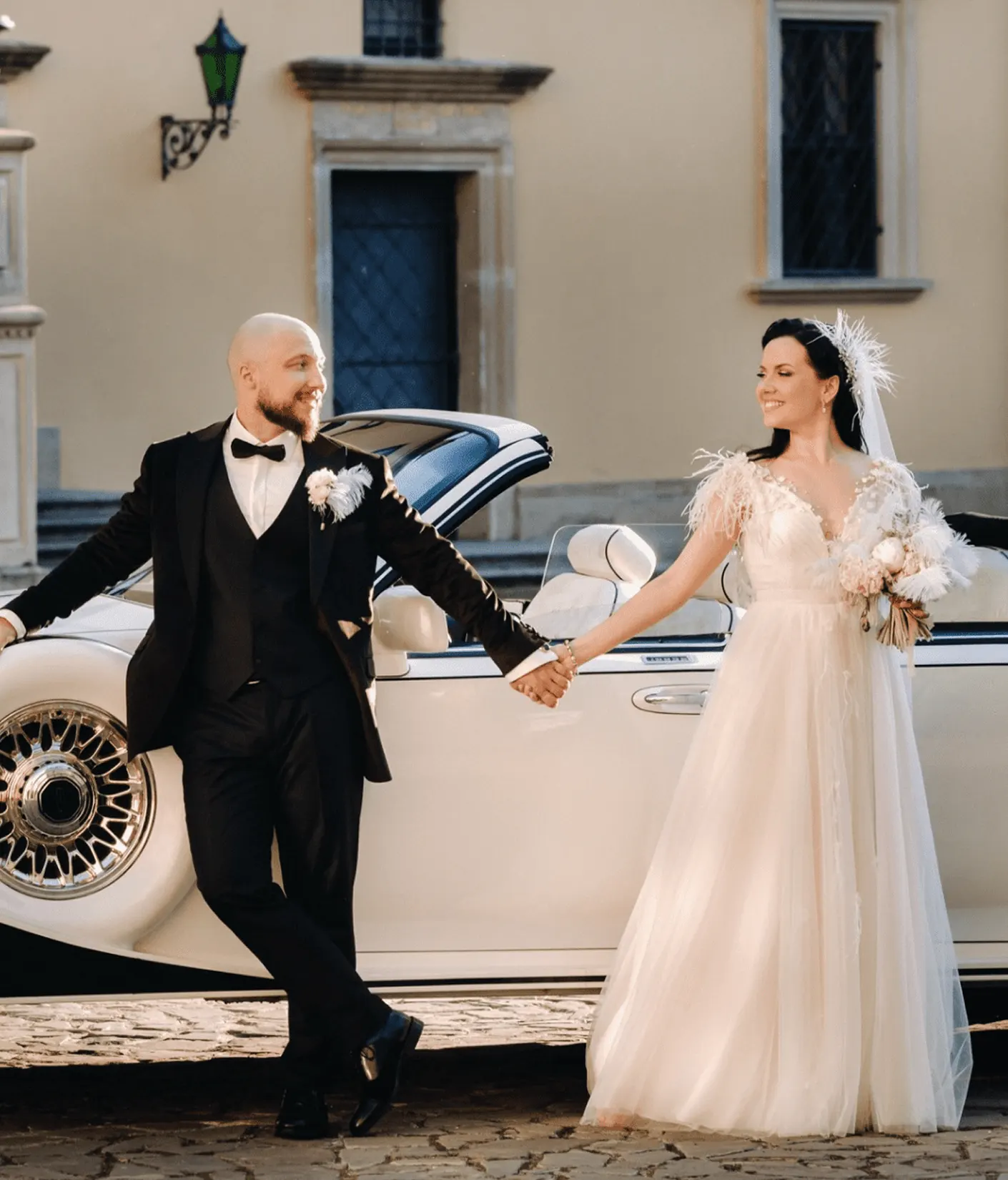 Luxury wedding private chauffeur